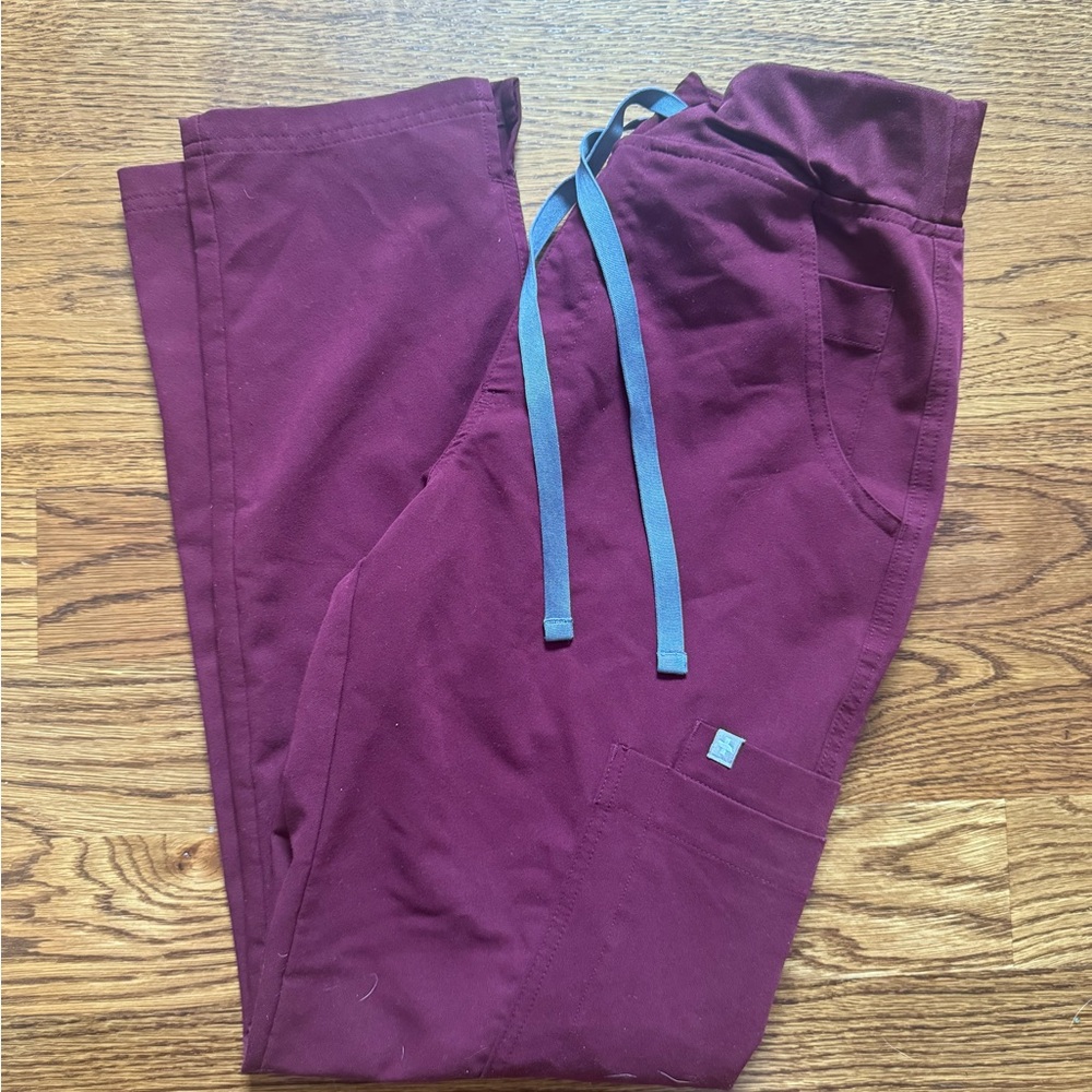 FIGS pants Women’s Burgundy technical collection